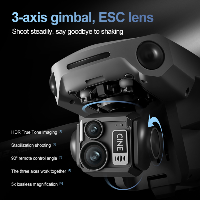 8K 3 Axis Gimbal Brushless 7.2 - Drone Mapping review and price