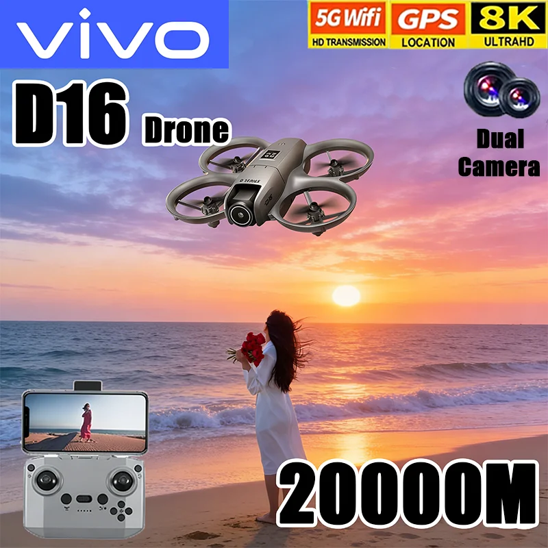VIVO D16 Mini Drone 8K Camera  - Drone Video Production review and price