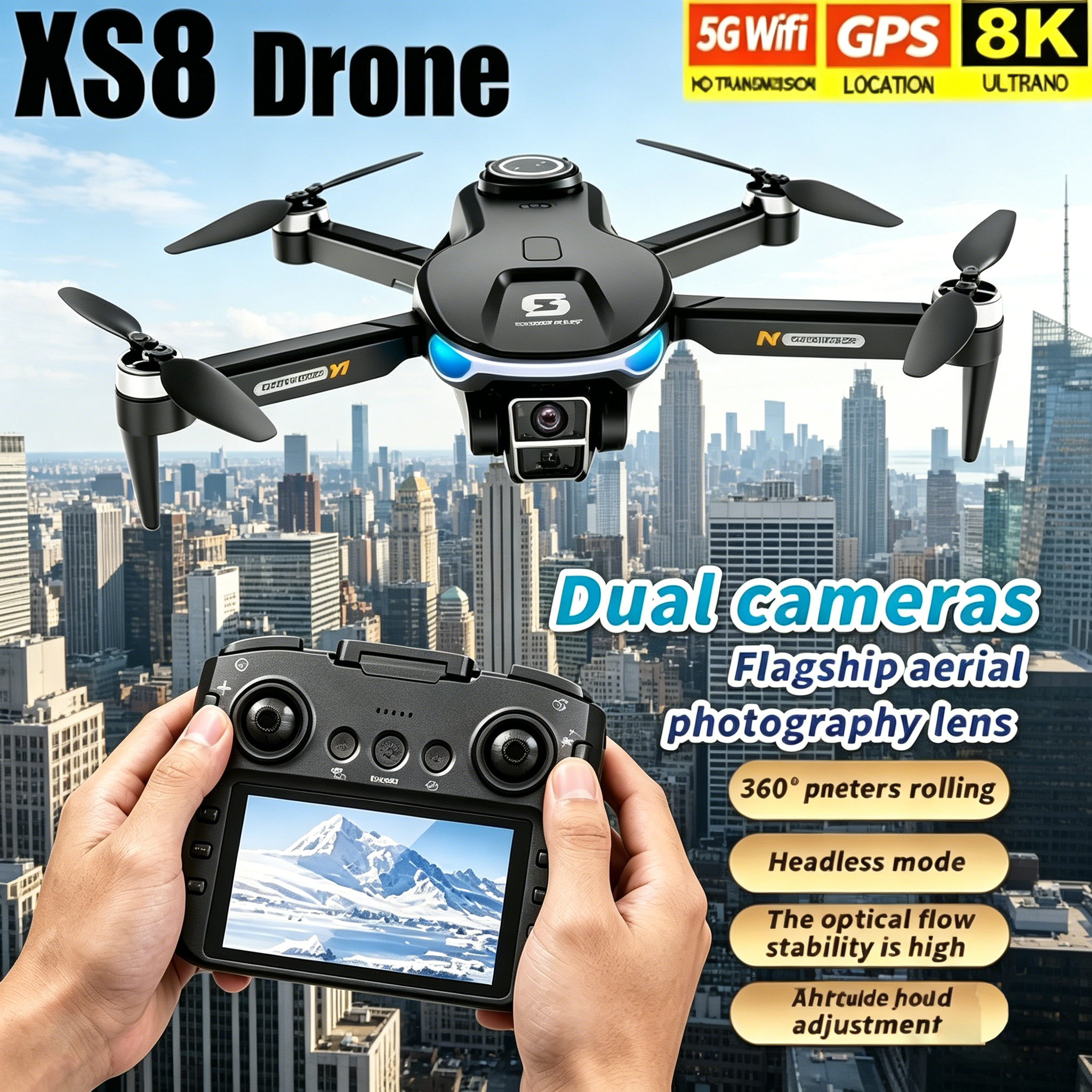 HD 8K Professional GPS Drone w - Drone Surveying review and price