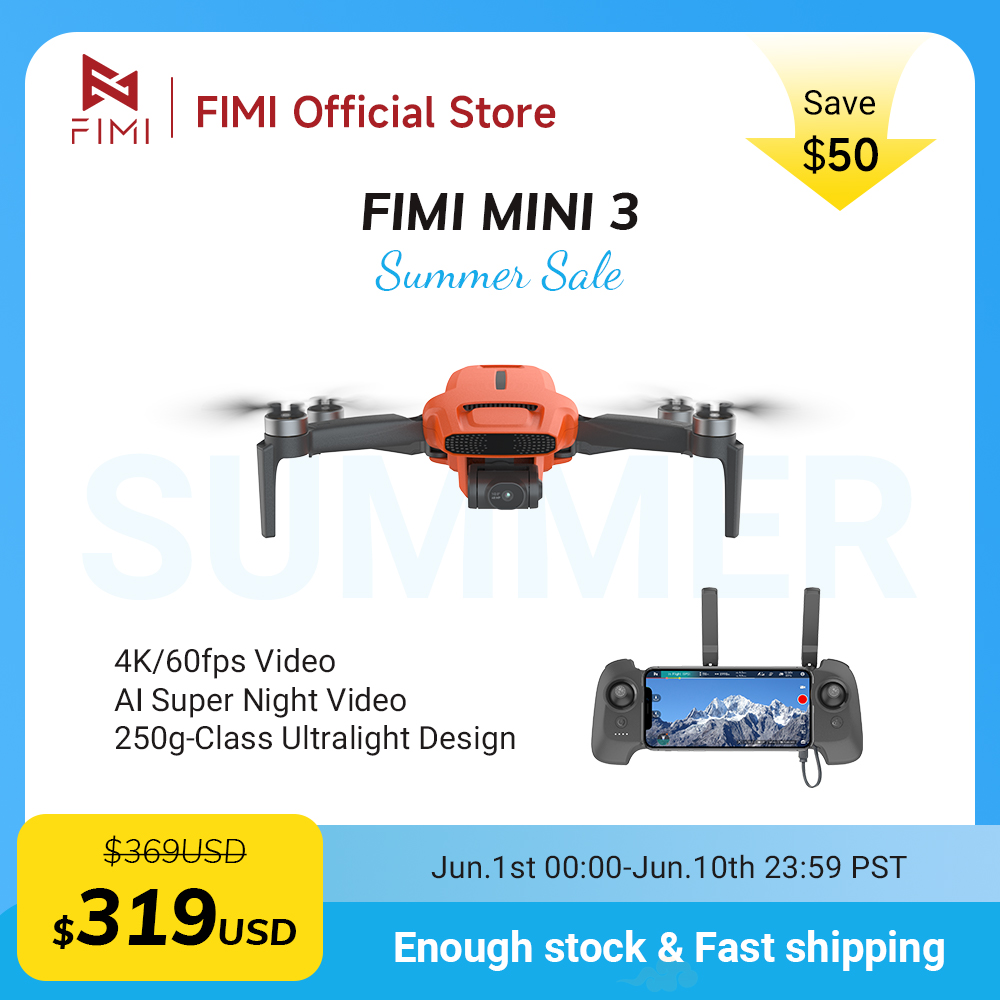 FIMI MINI 3 Camere drone 4K 60 - Drone Mapping review and price