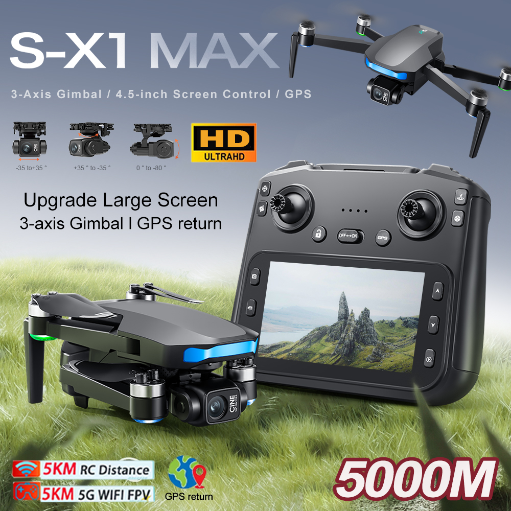 New S-X1 MAX Drone GPS 8K Prof - Drone Aerial Photography review and price
