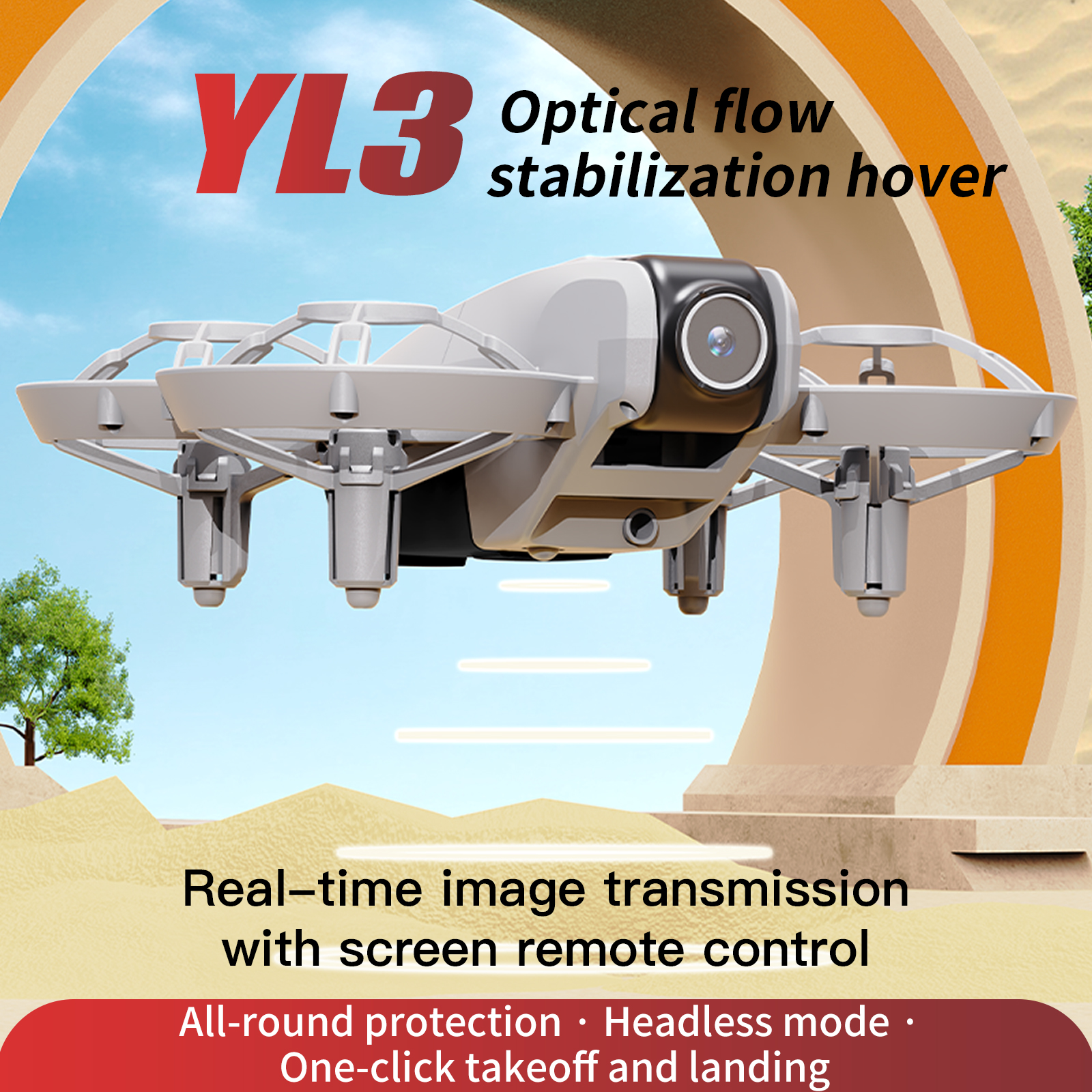 Optical Flow YT YL3 Mini Drone - Drone Video Production review and price