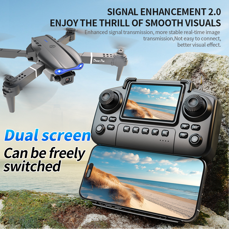 E99 PRO Drone Screen Control A - Drone Cinematic review and price